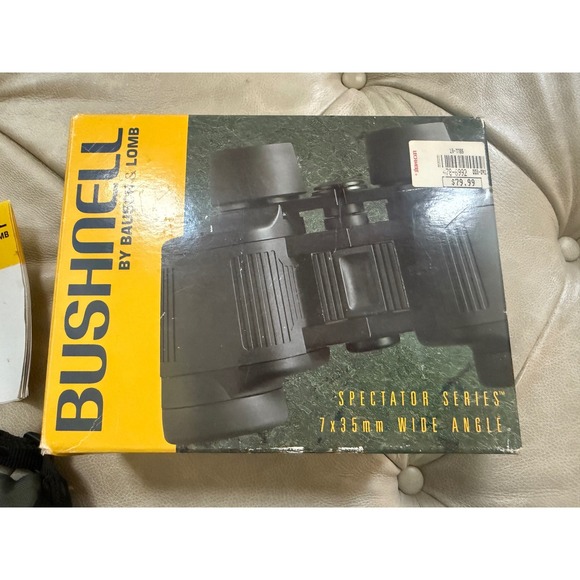 Lechmere VTG Bushnell Spectator Series 7x35mm Wide Angle Binoculars Case & Box - Picture 3 of 10
